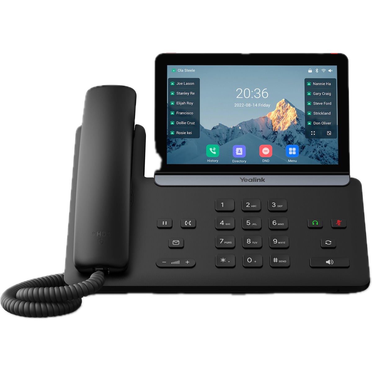 Yealink T87W touchscreen business desk phone